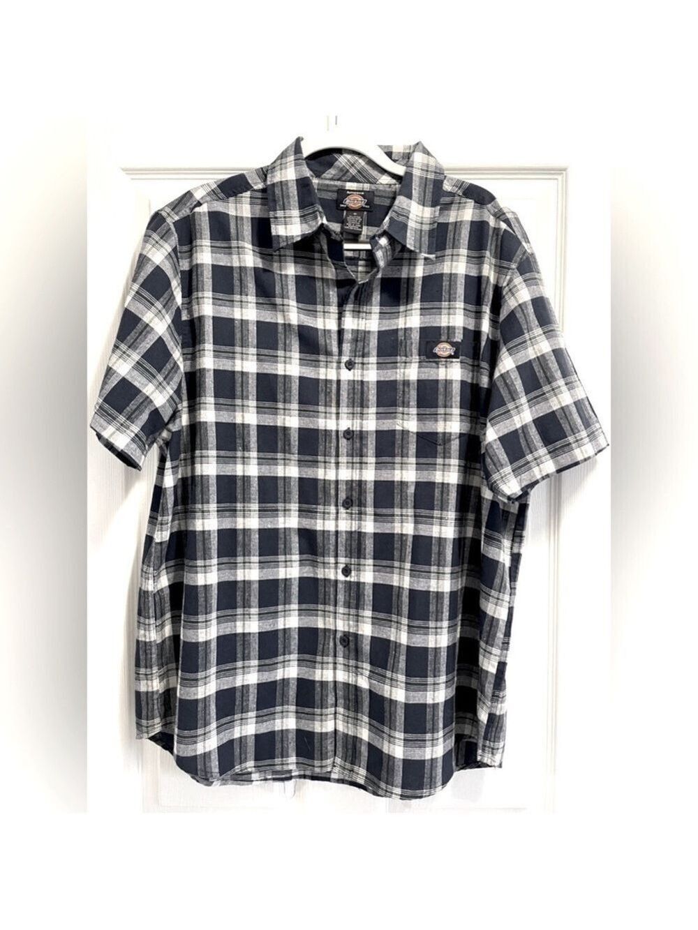 DICKIES men's button up short sleeve shirt size XL